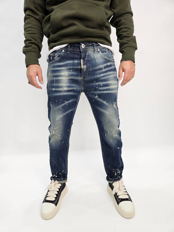 JEANS CIANOTIC SABBIATO