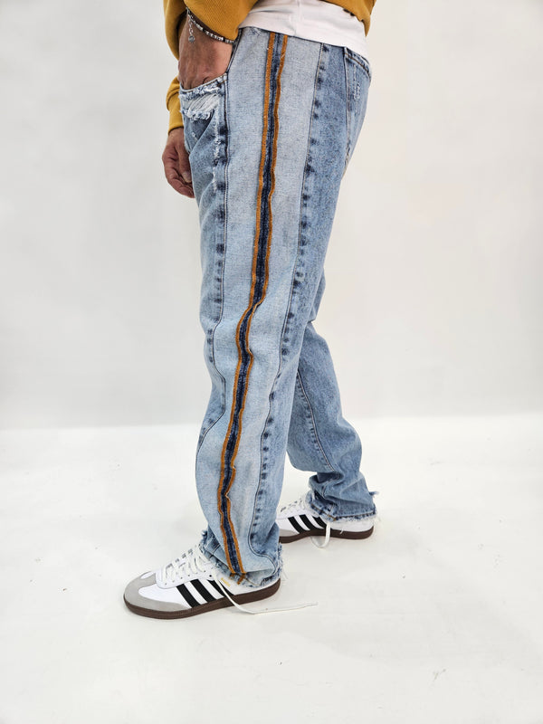 JEANS CIANOTIC STRIPES